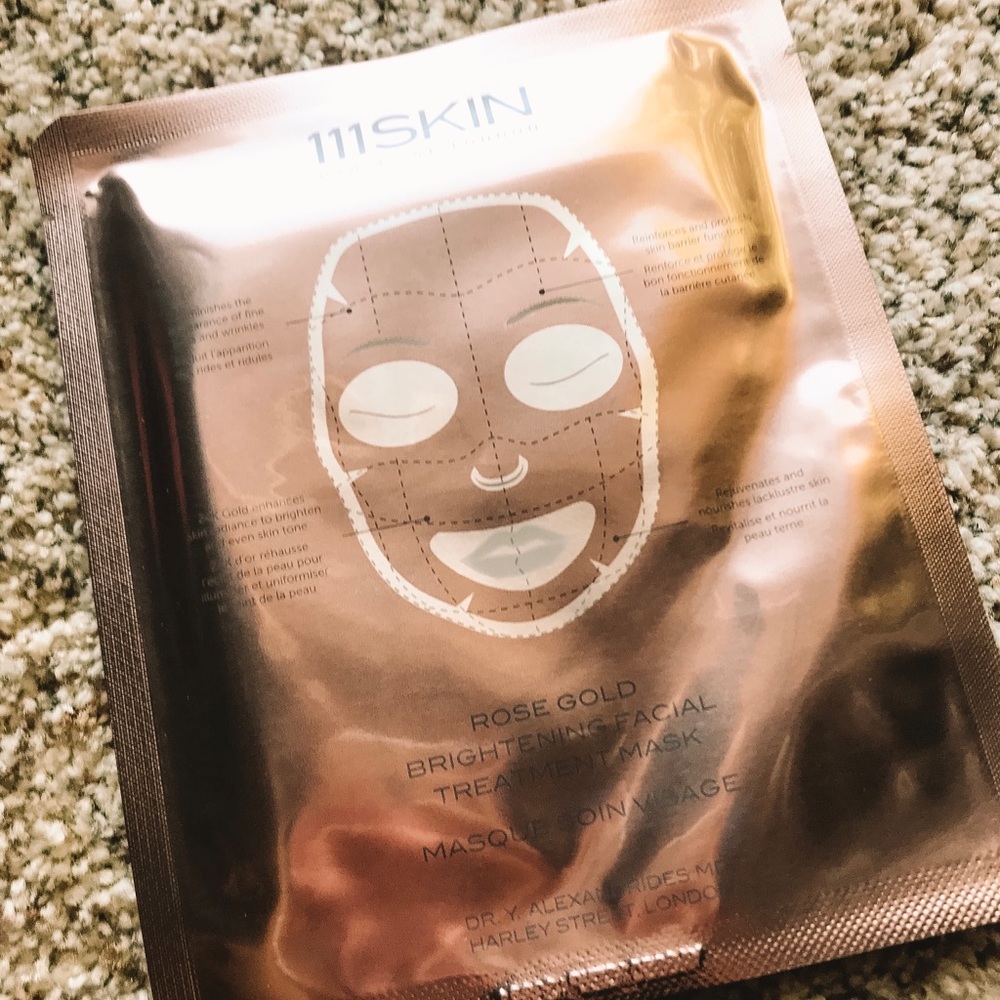 Rose Gold Brightening Facial Treatment Mask